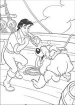 coloring page Ariel, The Little Mermaid